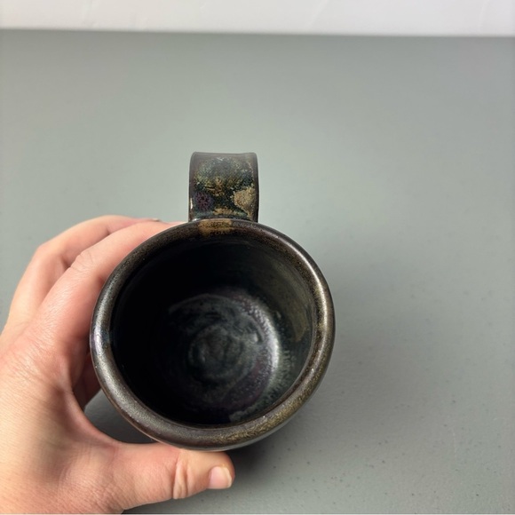 Handmade Pottery Coffee Tea Mug Signed "1992 MW" Amateur Not Symmetrical - Picture 4 of 12